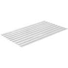 Sequentia WeatherGlaze 26 In. x 12 Ft. White Round 1-Sided Fiberglass Corrugated Panels Image 1