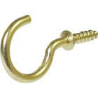 Hillman 7/8 In. Brass Anchor Wire Cup Hook (8 Count) Image 2