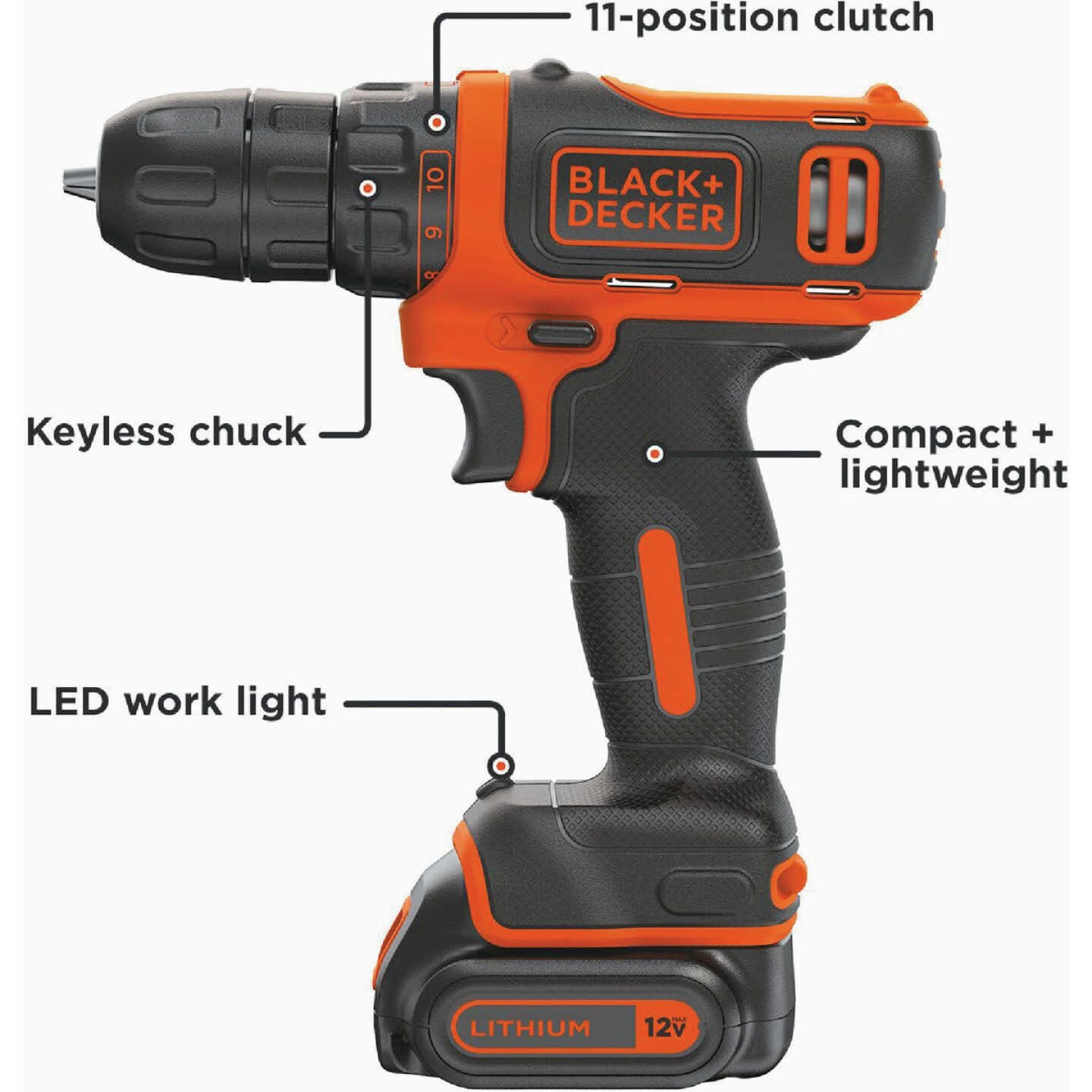 BLACK & DECKER 3.6-volt 3/8-in Cordless Drill (Charger Included