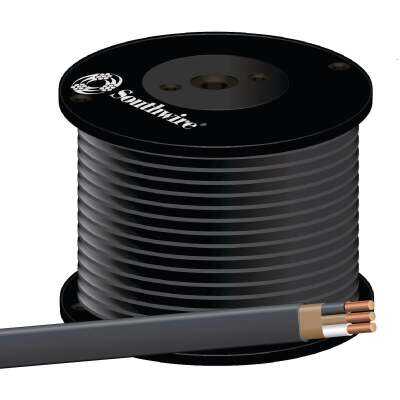 Romex 500 Ft. 6/2 Solid Black NMW/G Electrical Wire