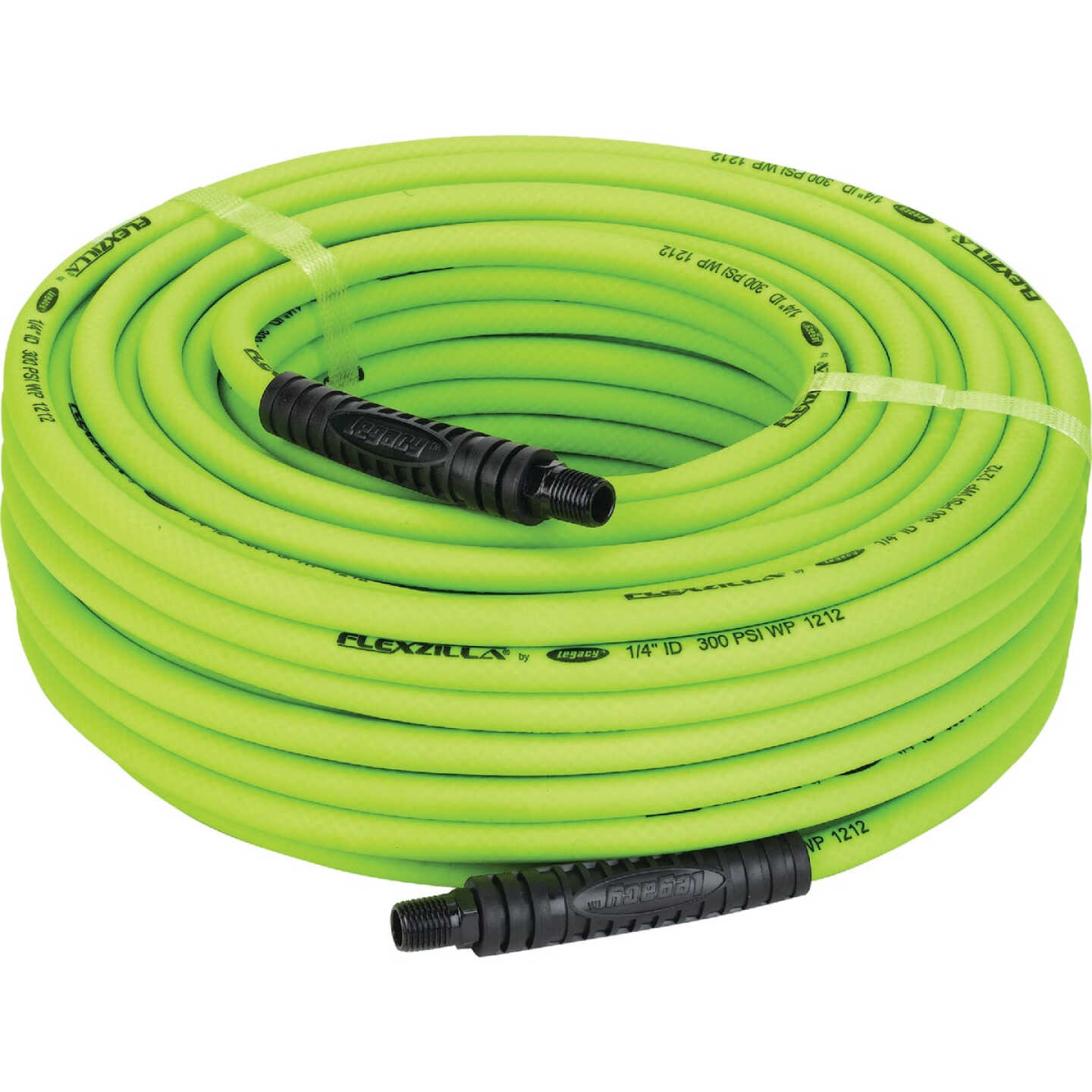 Flexzilla 1/4 In. x 100 Ft. Polymer-Blend Air Hose with 1/4 In. MNPT  Fittings - Brownsboro Hardware & Paint