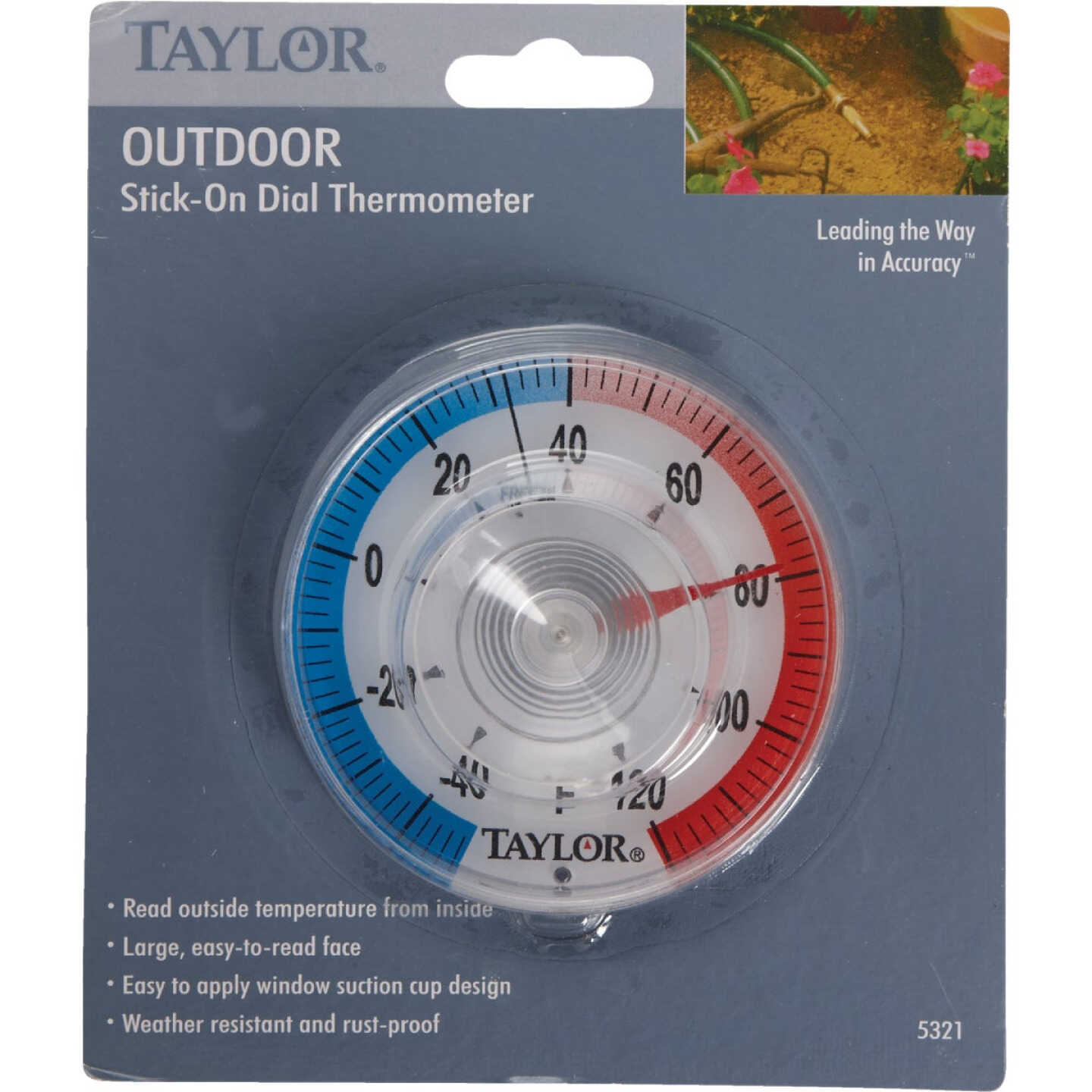 Taylor 3.5 In. Stick-on Dial Window Thermometer - Brownsboro Hardware &  Paint