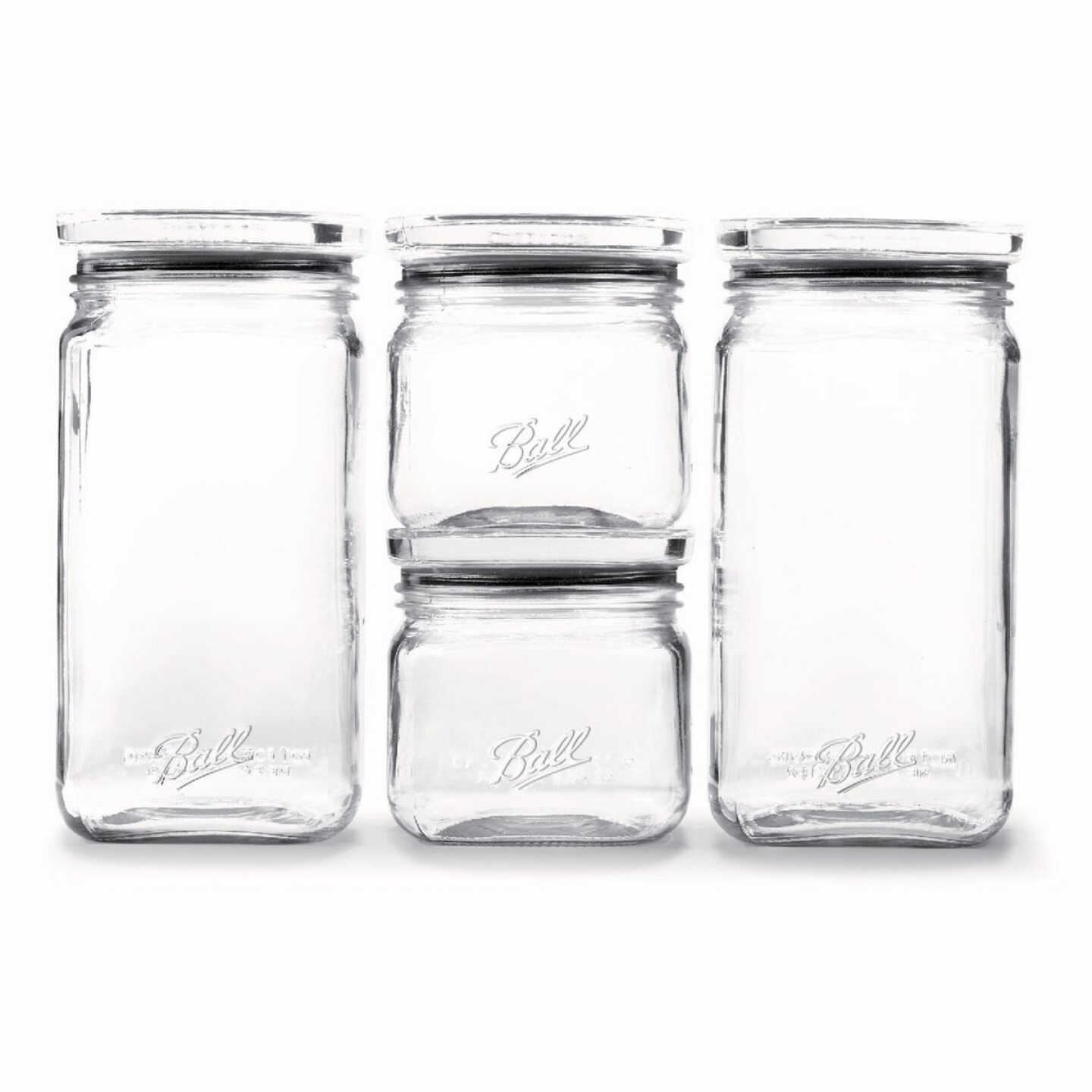 Ball Mason 1/2gal. Decorative Canister Jar 64 oz. Extra Wide Mouth Qty of 1  New 