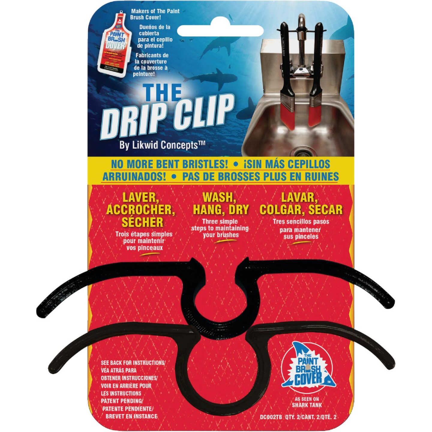 Likwid Concepts The Drip Clip Brush Clip (2 Count) - Brownsboro Hardware &  Paint