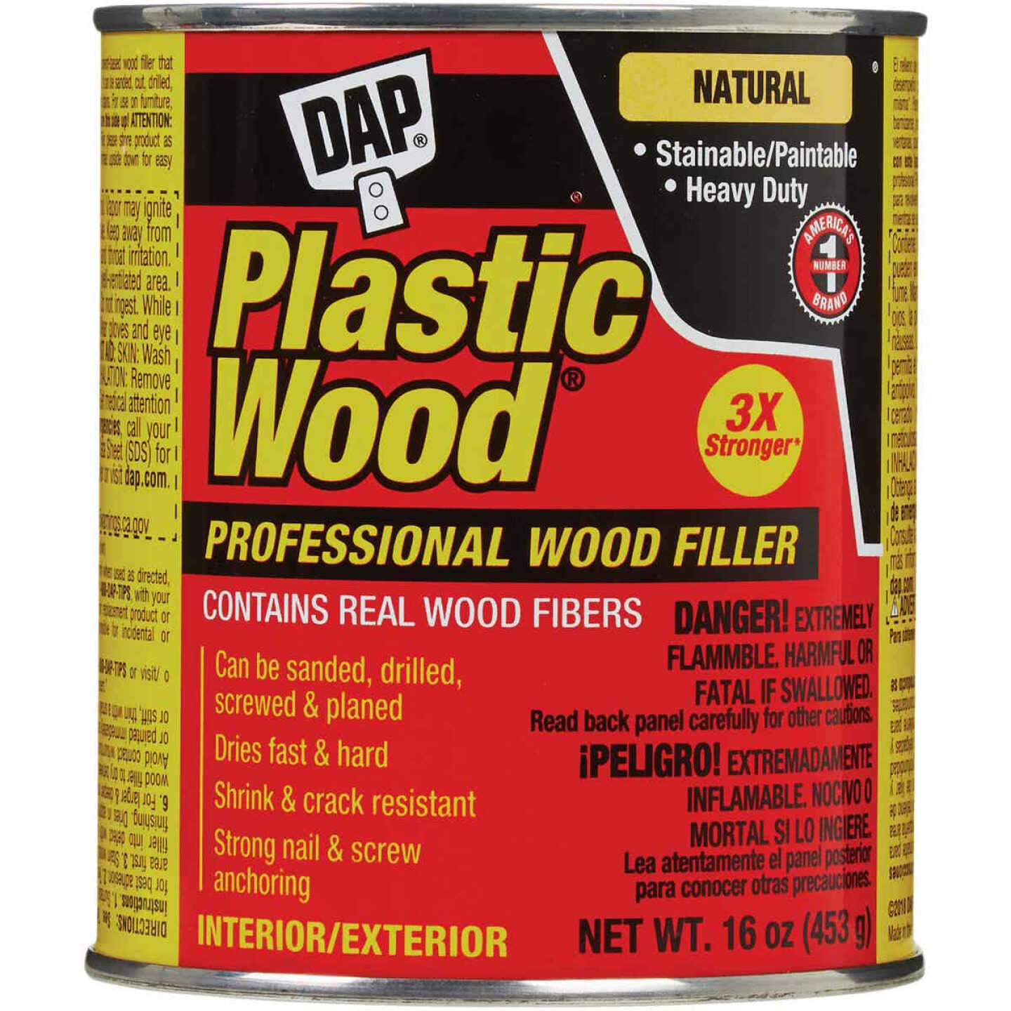 DAP Plastic Wood 4-oz Golden Oak Wood Filler in the Wood Filler department  at