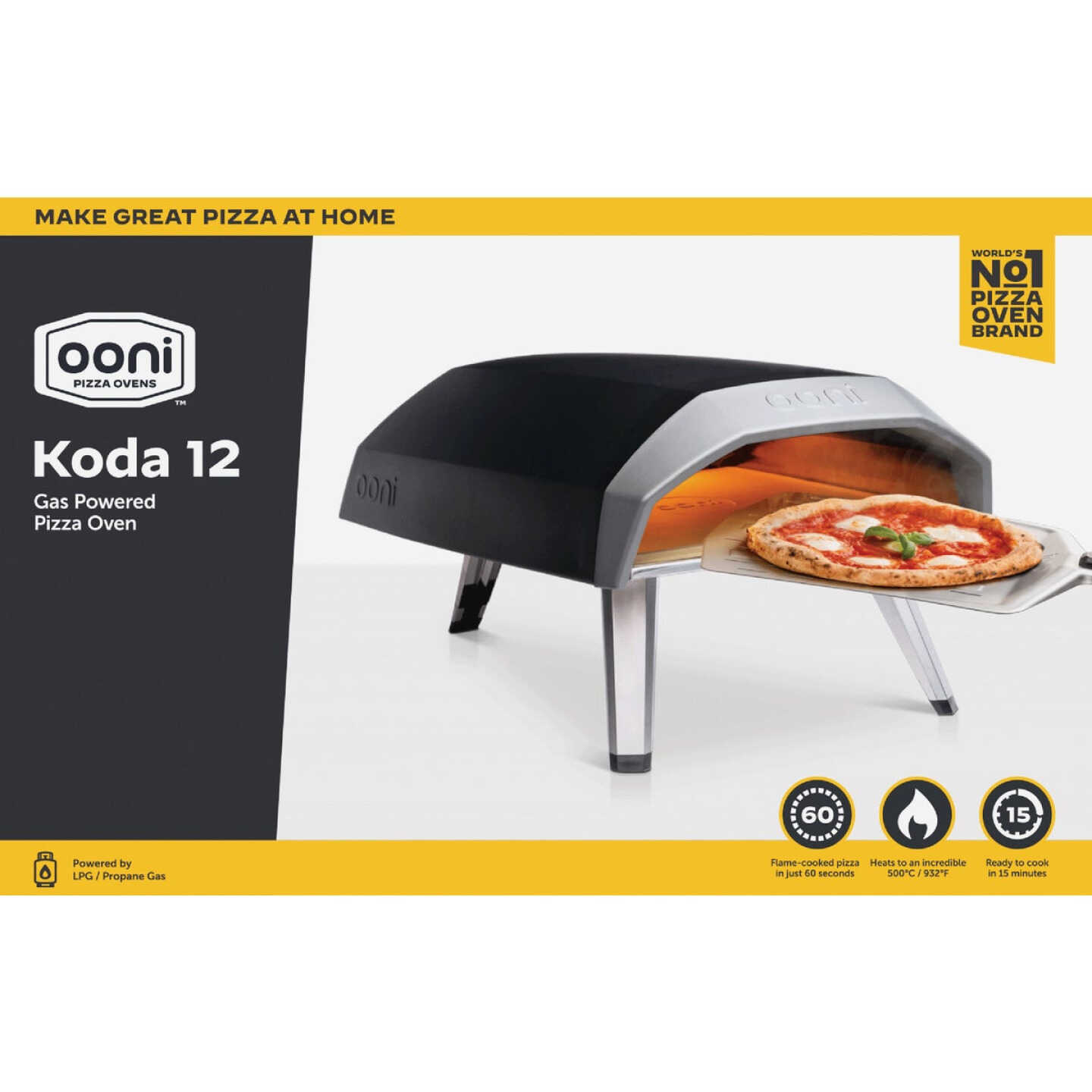 Ooni Koda 12 Liquid Propane Outdoor Pizza Oven - Brownsboro
