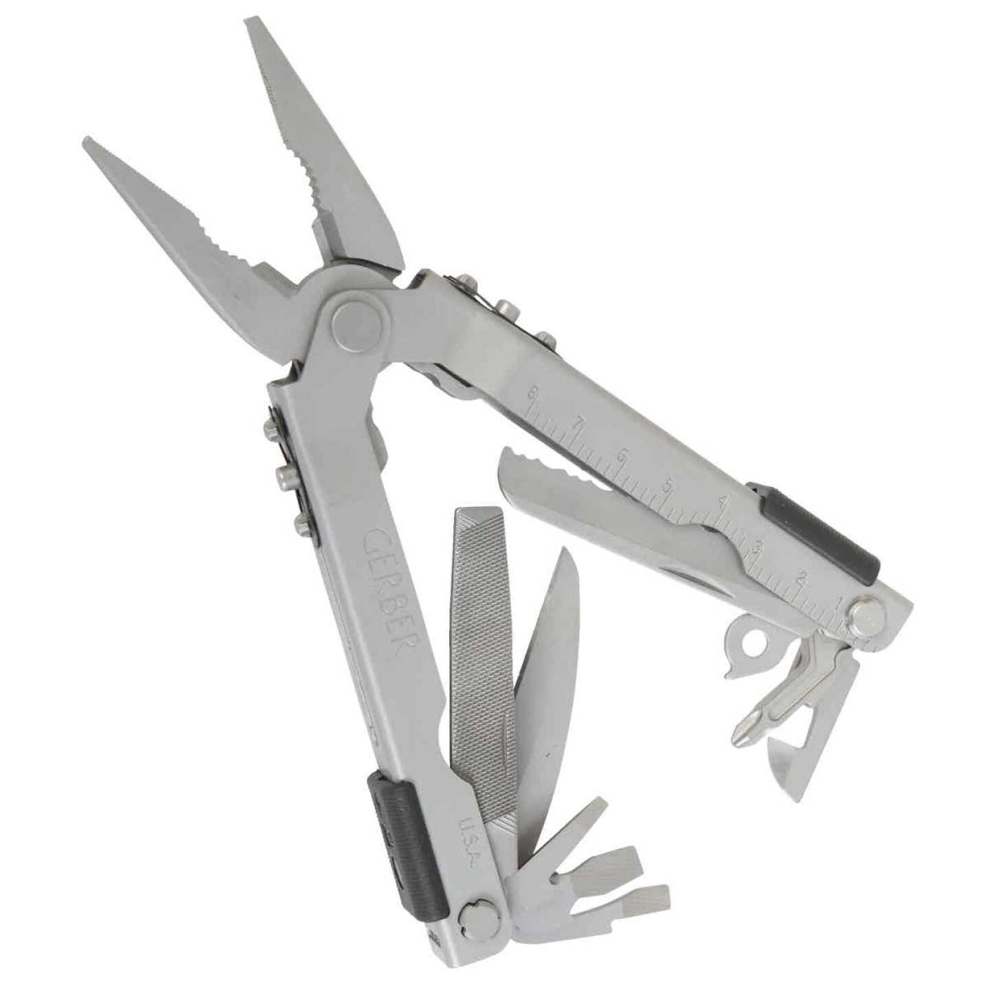 GERBER Multi-Tool: Multi-Tool Plier, 14 Tools, 14 Functions, 4 7/8 in  Closed Lg, 6 1/2 in Open Lg